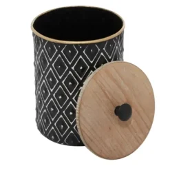 Decorative Bowls & Jars-Kirkland's Home Bronze Ribbed Ceramic Jars, Set Of 2 Brown