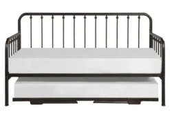 Beds & Headboards-Kirkland's Home Bronze Spindleback Metal Trundle Day Bed Brown