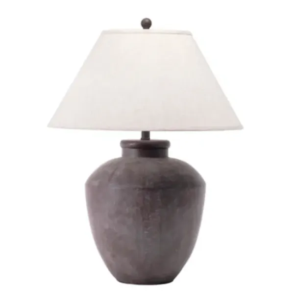 Table Lamps-Kirkland's Home Bronze Urn Resin Table Lamp Ivory