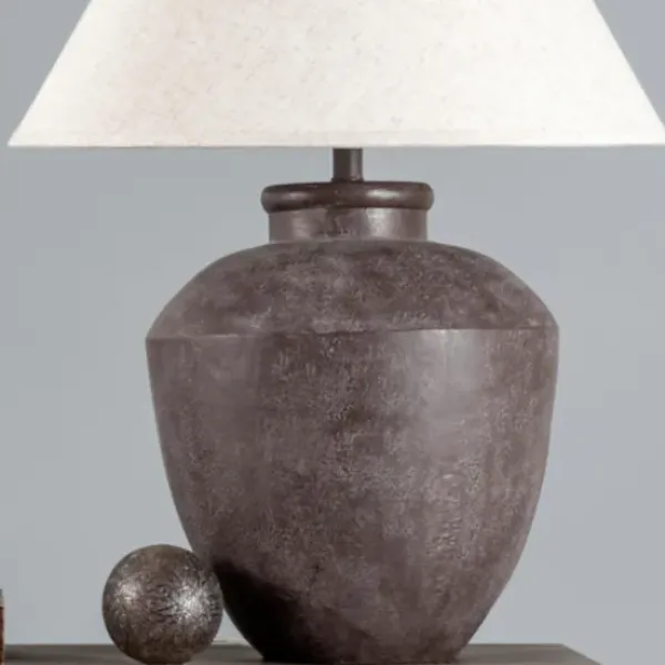 Table Lamps-Kirkland's Home Bronze Urn Resin Table Lamp Ivory