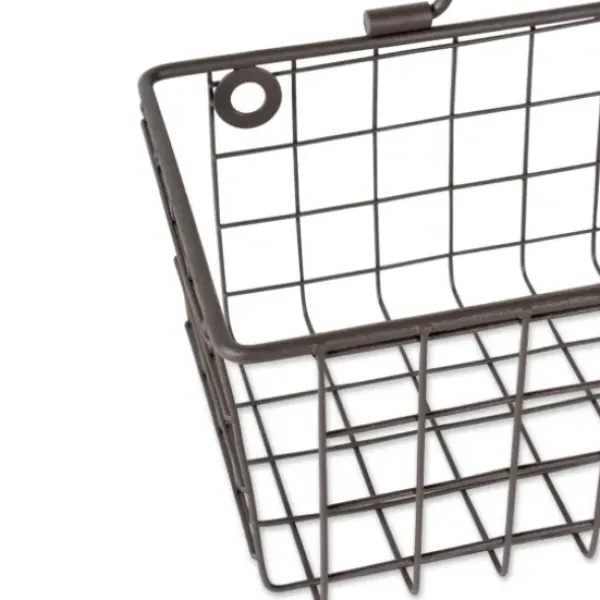 Wall Storage-Kirkland's Home Bronze Wall Hanging Wire Baskets, Set Of 2