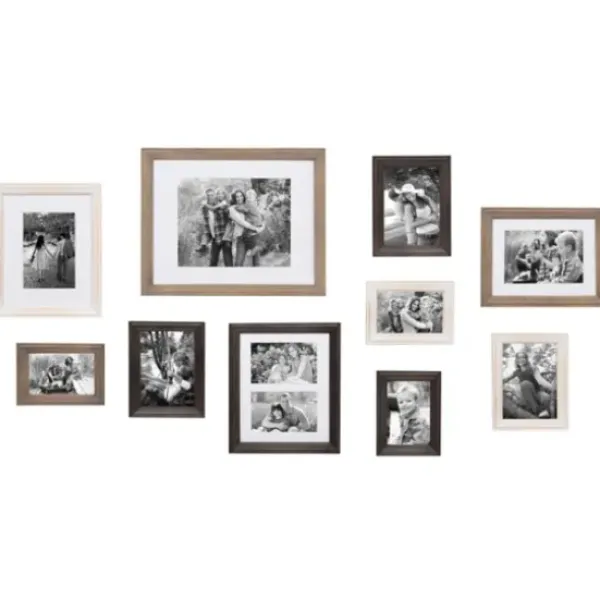 Gallery Wall Frames-Kirkland's Home Brown And Gray 10-Pc. Gallery Wall Frame Set