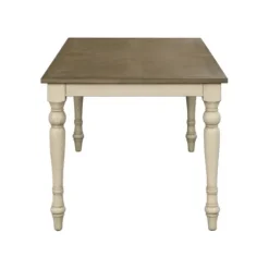 Dining Tables-Kirkland's Home Brown And Ivory Martha Stewart Dining Table Brown/Ivory