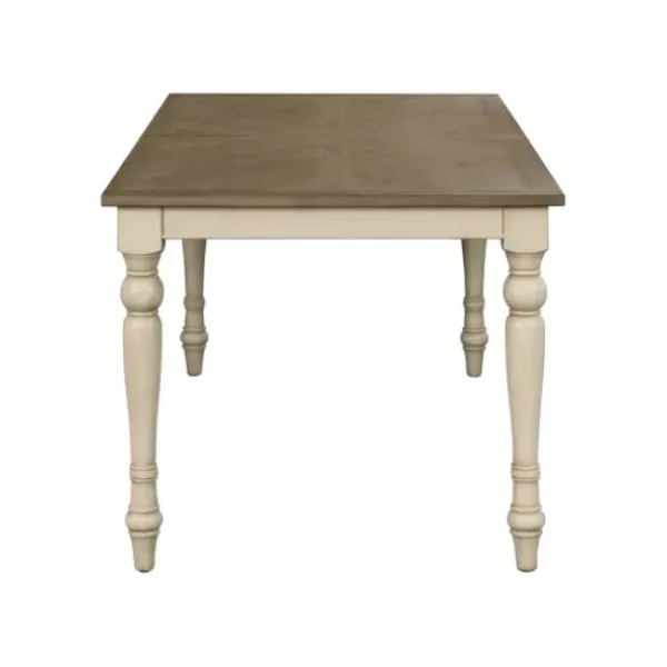 Dining Tables-Kirkland's Home Brown And Ivory Martha Stewart Dining Table Brown/Ivory