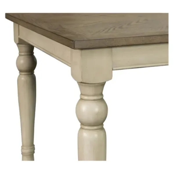Dining Tables-Kirkland's Home Brown And Ivory Martha Stewart Dining Table Brown/Ivory