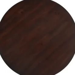 Dining Tables-Kirkland's Home Brown And White Round Wooden Dining Table Brown/White