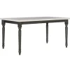 Dining Tables-Kirkland's Home Brown And White Traditional Dining Table Brown/White