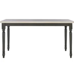 Dining Tables-Kirkland's Home Brown And White Traditional Dining Table Brown/White