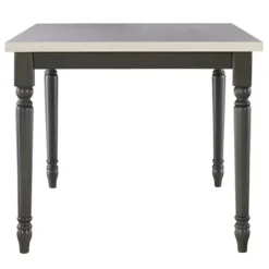 Dining Tables-Kirkland's Home Brown And White Traditional Dining Table Brown/White