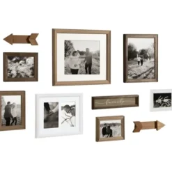 Gallery Wall Frames-Kirkland's Home Brown Arrow 10-Pc. Gallery Wall Picture Frame Set
