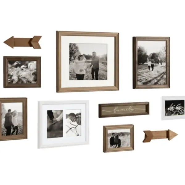 Gallery Wall Frames-Kirkland's Home Brown Arrow 10-Pc. Gallery Wall Picture Frame Set