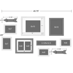 Gallery Wall Frames-Kirkland's Home Brown Arrow 10-Pc. Gallery Wall Picture Frame Set