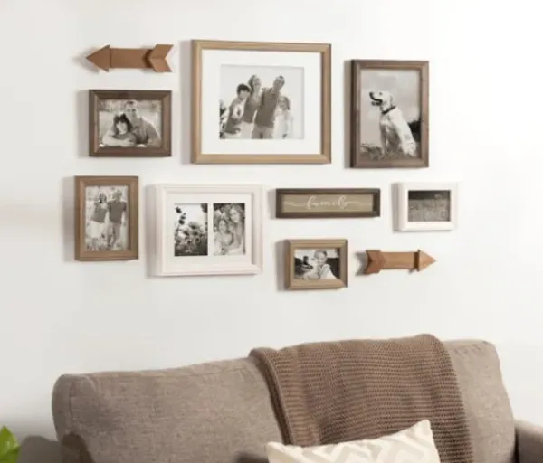Gallery Wall Frames-Kirkland's Home Brown Arrow 10-Pc. Gallery Wall Picture Frame Set