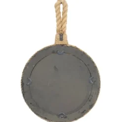 Decorative Mirrors-Kirkland's Home Brown Cora Jute Wall Mirrors, Set Of 3