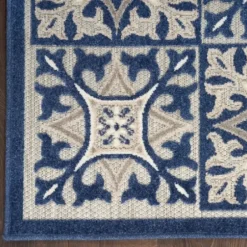 Outdoor Rugs-Kirkland's Home Brown Floral Medallion Outdoor Area Rug, 5X7 Brown/Multi