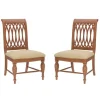 Dining Chairs-Kirkland's Home Brown Hollywood Regency Dining Chairs, Set Of 2 Tan