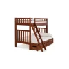 Beds & Headboards-Kirkland's Home Brown Pine 2-Drawer Detachable Full/Twin Bunk Bed