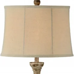 Floor Lamps-Kirkland's Home Brown Rodan Floor Lamp Ivory