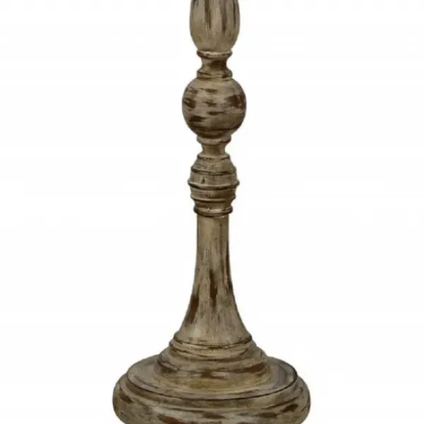 Floor Lamps-Kirkland's Home Brown Rodan Floor Lamp Ivory