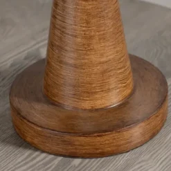 Table Lamps-Kirkland's Home Brown Tapered Base Velvet Shade Table Lamp Blue