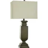 Table Lamps-Kirkland's Home Brown Traditional Rectangular Table Lamp Brown/Tan