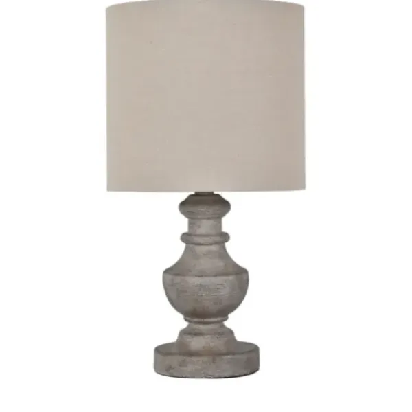 Table Lamps-Kirkland's Home Brown Wash Table Lamp Ivory
