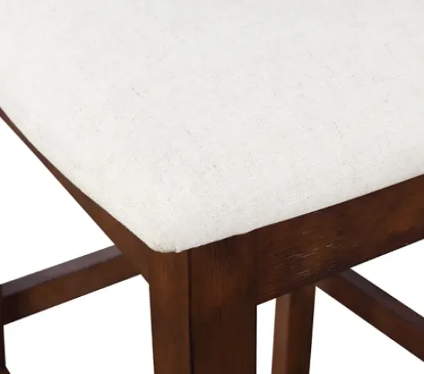 Bar Stools & Counter Height Stools-Kirkland's Home Brown Wilbur Cane Back Counter Stools, Set Of 2 Brown/White