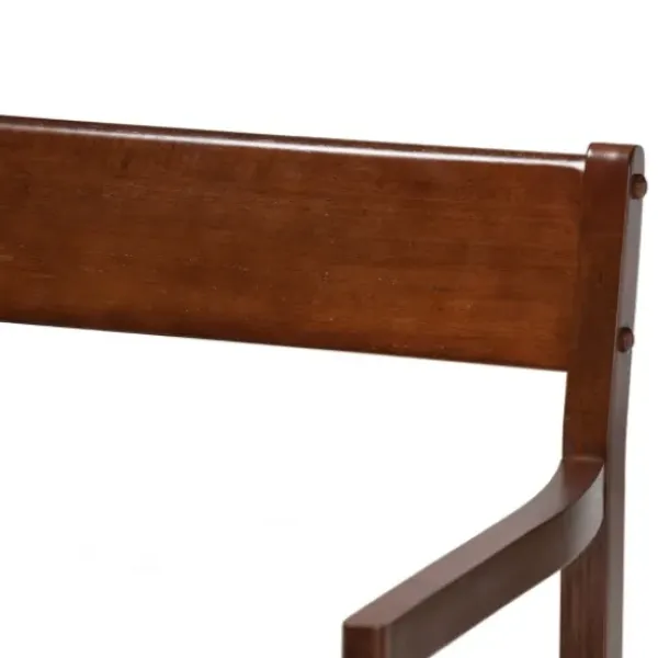 Dining Tables-Kirkland's Home Brown Wood And Beige Upholstered 7-Pc. Dining Set Gray