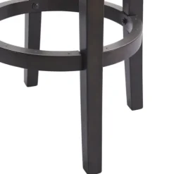 Bar Stools & Counter Height Stools-Kirkland's Home Brown Wood Backless Swivel 2-Pc. Bar Stool Set Gray