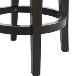 Bar Stools & Counter Height Stools-Kirkland's Home Brown Wood Backless Swivel 2-Pc. Counter Stool Set Gray
