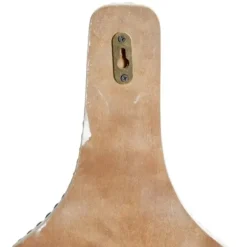 Wall Storage-Kirkland's Home Brown Wood Bottle Frame Metal Bracket Wine Holder