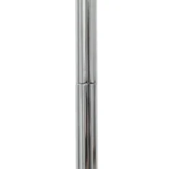 Floor Lamps-Kirkland's Home Brushed Nickel Arched Stem Floor Lamp White