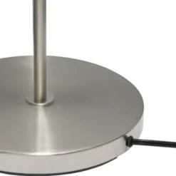 Floor Lamps-Kirkland's Home Brushed Nickel Floor Lamp Gray