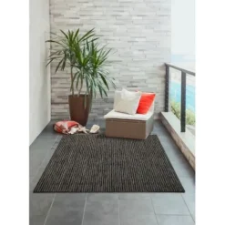 Outdoor Rugs-Kirkland's Home Budding Bohemian Indoor/Outdoor Area Rug, 5X8 Red/Ivory