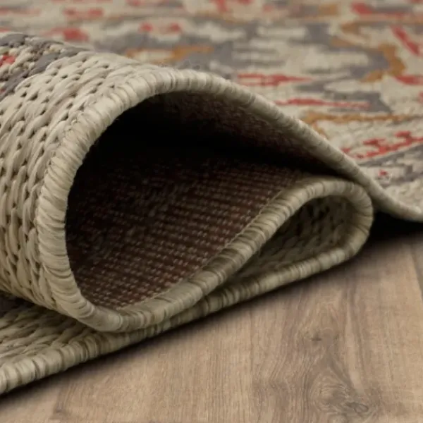 Outdoor Rugs-Kirkland's Home Buffalo Check Outdoor Area Rug, 6X9 Gray