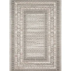 Outdoor Rugs-Kirkland's Home Buffalo Plaid Indoor/Outdoor Area Rug, 7X9 Gray