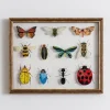 Framed Art-Kirkland's Home Bug Collection Framed Wall Art Black/White/Yellow