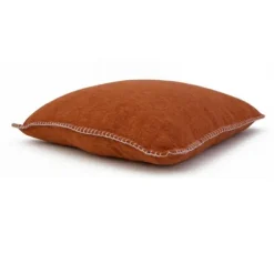Pillows-Kirkland's Home Burnt Chunky Weave Pillows, Set Of 2 Orange