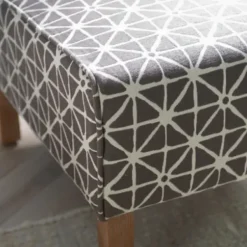 Accent Chairs-Kirkland's Home Burst Patterned Slipper Accent Chair Gray