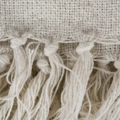 Blankets & Throws-Kirkland's Home Cabana Stripe Throw Gray