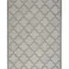 Outdoor Rugs-Kirkland's Home Cafe Geo Lattice Outdoor Area Rug, 6X9 Brown