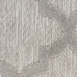 Outdoor Rugs-Kirkland's Home Cafe Geo Lattice Outdoor Area Rug, 6X9 Brown