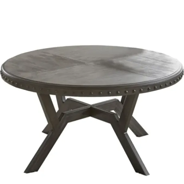 Coffee Tables-Kirkland's Home Calvert Round Coffee Table Gray