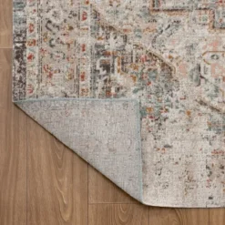 Outdoor Rugs-Kirkland's Home Camel Leopard Border Outdoor Area Rug, 5X7 Tan