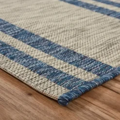 Outdoor Rugs-Kirkland's Home Camel Leopard Border Outdoor Area Rug, 6X9 Tan