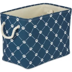 Baskets & Boxes-Kirkland's Home Camel Rustic Leather Magazine Rack Basket Brown