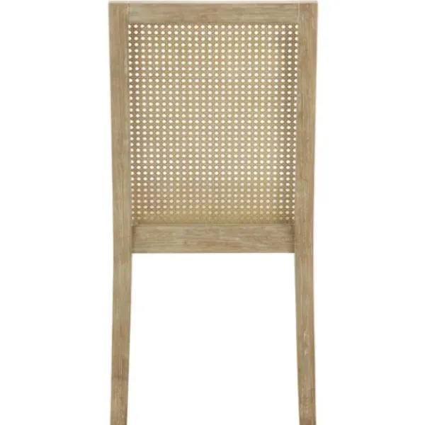 Dining Chairs-Kirkland's Home Cane Back Upholstered Wood Dining Chairs, Set Of 2 Tan