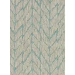 Outdoor Rugs-Kirkland's Home Captiva Nautical Helm Outdoor Area Rug, 5X7 Blue/Gray