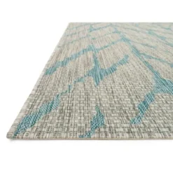 Outdoor Rugs-Kirkland's Home Captiva Nautical Helm Outdoor Area Rug, 5X7 Blue/Gray