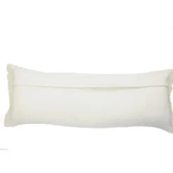 Pillows-Kirkland's Home Caramel Coated Lumbar Accent Pillow With Fringe Brown
